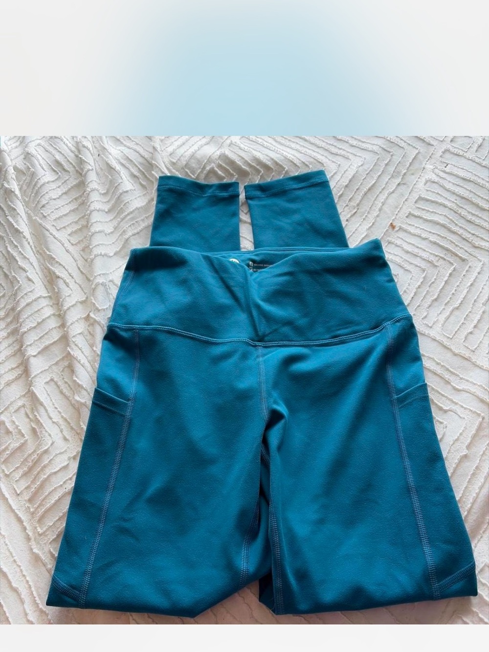 High-Waist Teal Performance Leggings